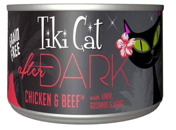 Tiki Cat After Dark Grain Free Chicken and Beef Canned Cat Food Fashion