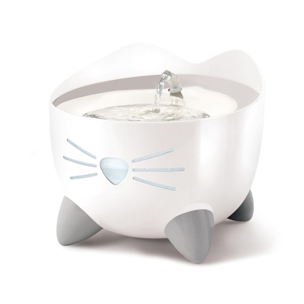 Catit Pixi Drinking Fountain for Cats in White Supply