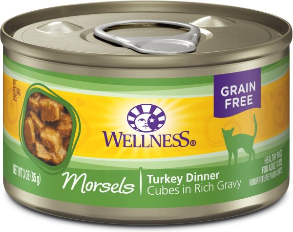 Wellness Natural Grain Free Gravies Turkey Dinner Canned Cat Food For Discount