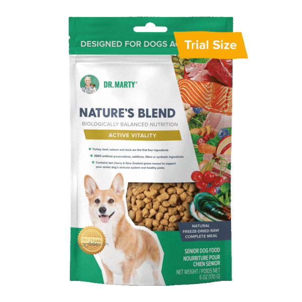DR. MARTY Nature’s Blend Active Vitality Freeze Dried Raw Senior Dog Food Discount - Image 3