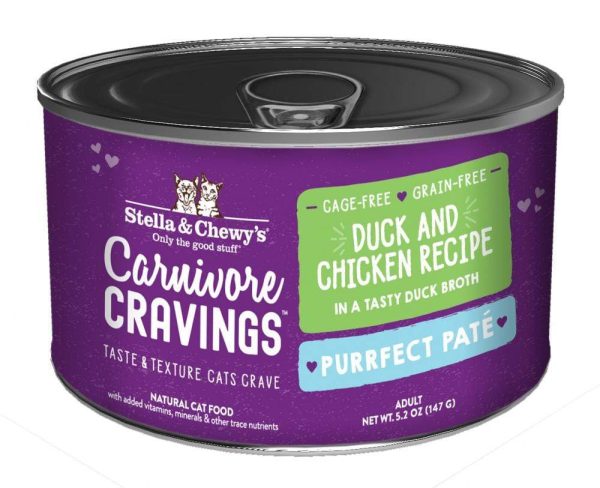 Stella & Chewy s Carnivore Cravings Purrfect Pate Duck & Chicken Pate Recipe in Broth Wet Cat Food Cheap - Image 2