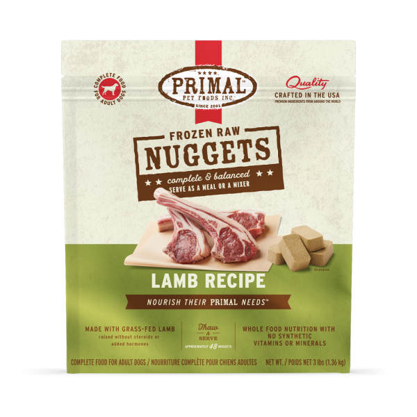 Primal Raw Frozen Lamb Formula For Dogs Sale