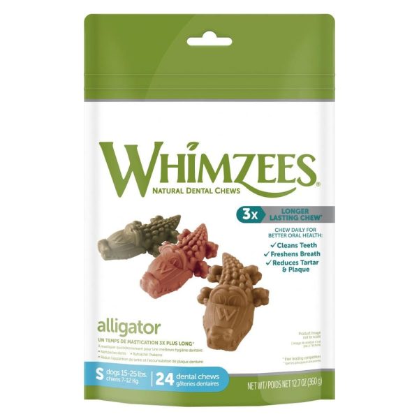WHIMZEES Alligator Dental Dog Treats Online Hot Sale