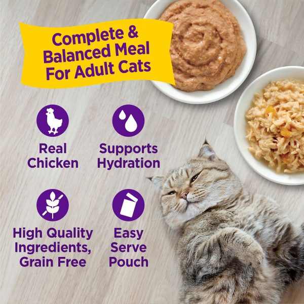 Wellness Appetizing Entrees Shredded & Mouse Favorites Poultry Variety Pack Pouches Wet Cat Food (8 pack) For Cheap - Image 2